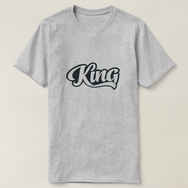 Camiseta king (Diseño del anverso)