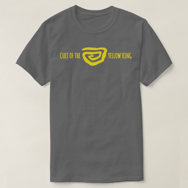 Camiseta King amarillo TShirt (Diseño del anverso)