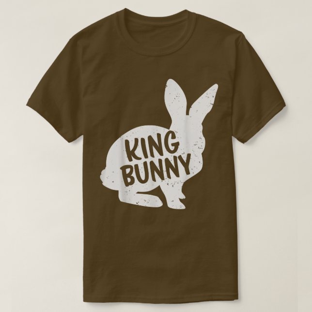 Camiseta King Bunny Matching Couple Group Funny Family East (Diseño del anverso)