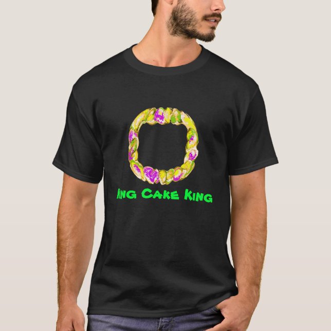 Camiseta King Cake King (Anverso)