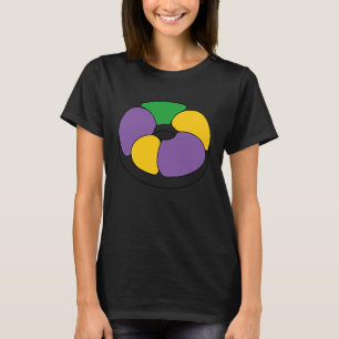 Camiseta King Cake Mardi Gras Desfile de Nueva Orleans Shen