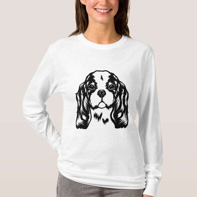 Camiseta King Charles Spaniel Dog (Anverso)