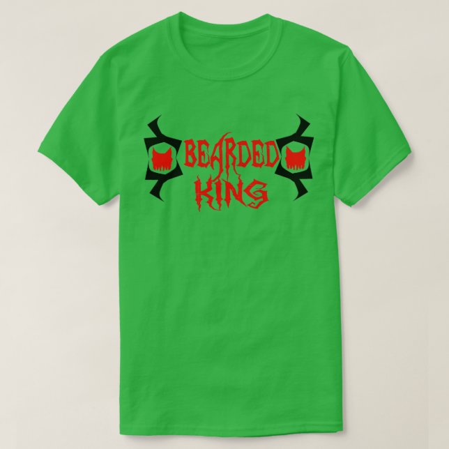 Camiseta King con barba (Diseño del anverso)