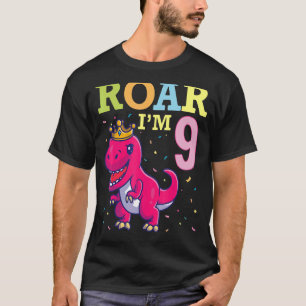 Camiseta King Dinosaur Dancing Happy My Birthday Roar Tengo
