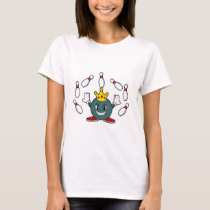 Camiseta King en Bowling con bolas