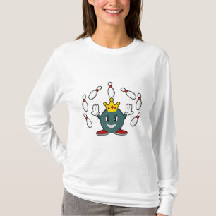 Camiseta King en Bowling con bolas