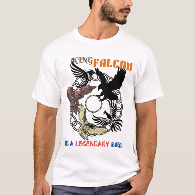 Camiseta King Falcon – The Perfect Birthday Gift for brave (Anverso)