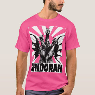 Camiseta KING GHIDORAH Rising sun para los teñidos rojos