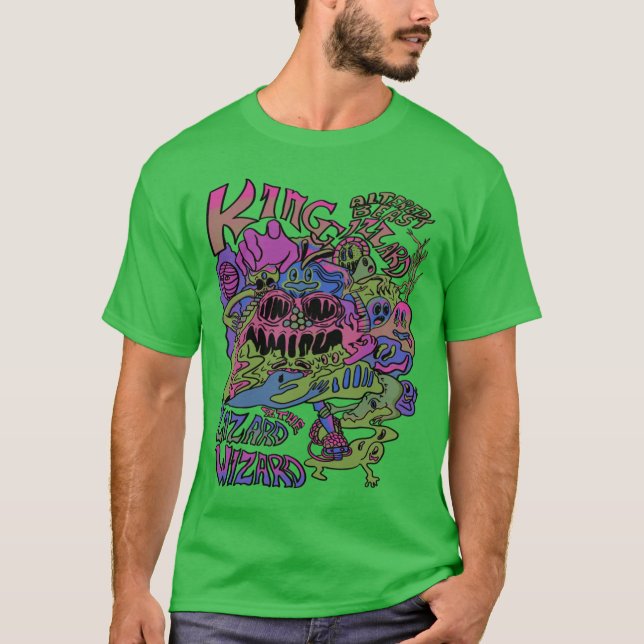 Camiseta King Gizzard andthe Lizard Wizard Bestia Alterada  (Anverso)