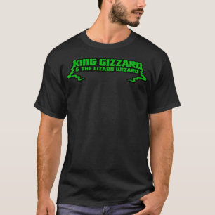 Camiseta King Gizzard y la etiqueta de nombre del Asistente