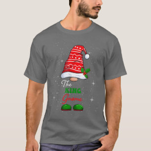 Camiseta King Gnome Family Matching Christmas Funny Pajama 