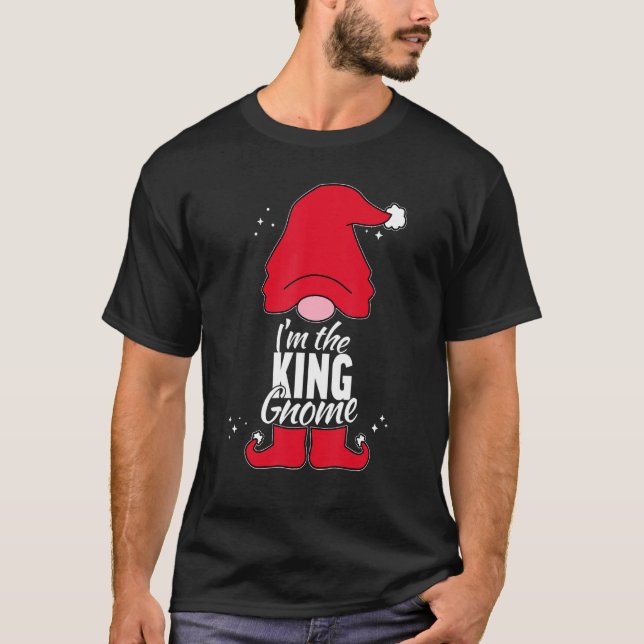 Camiseta King Gnome Matching Family Group Pictures on Chris (Anverso)
