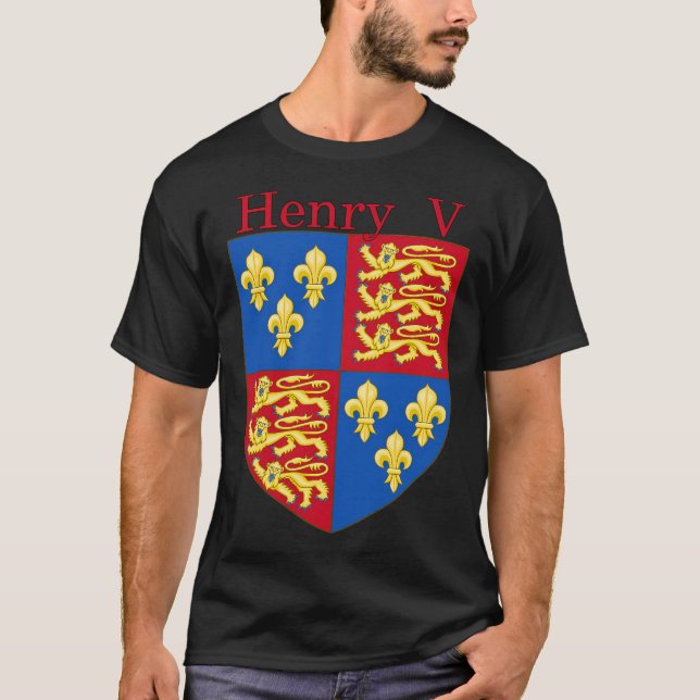 Camiseta King Henry V Royal Arms (Anverso)