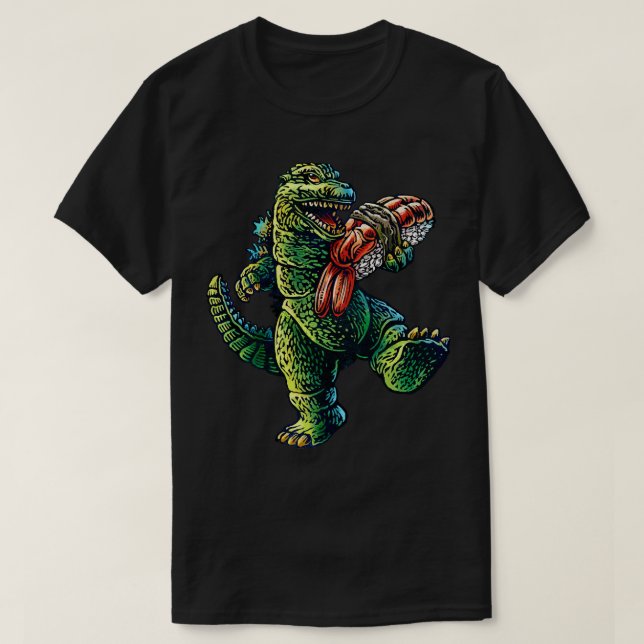 Camiseta King Kaiju Sushi (Diseño del anverso)