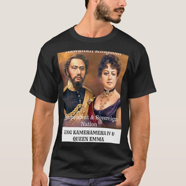 Camiseta King Kamehameha Iv Queen Emma (Anverso)