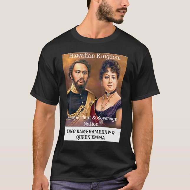Camiseta King Kamehameha Iv Queen Emma (Anverso)