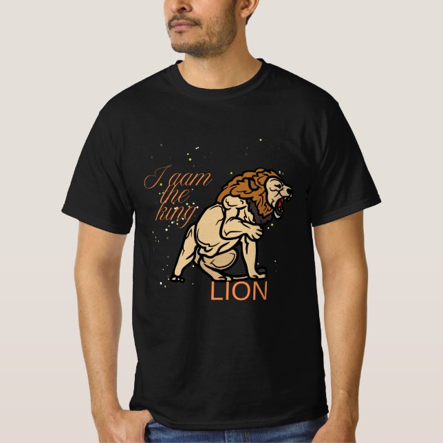 Camiseta King lion (Anverso)