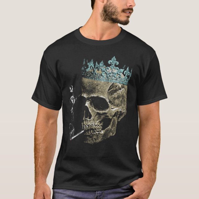Camiseta King of Ashes - Diseño de Calzado Gótico (Anverso)