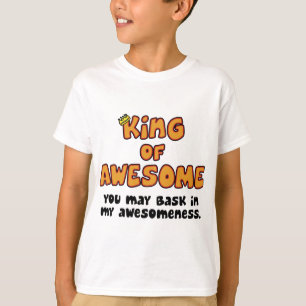 Camiseta King of Awesome Child's