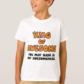 Camiseta King of Awesome Child's