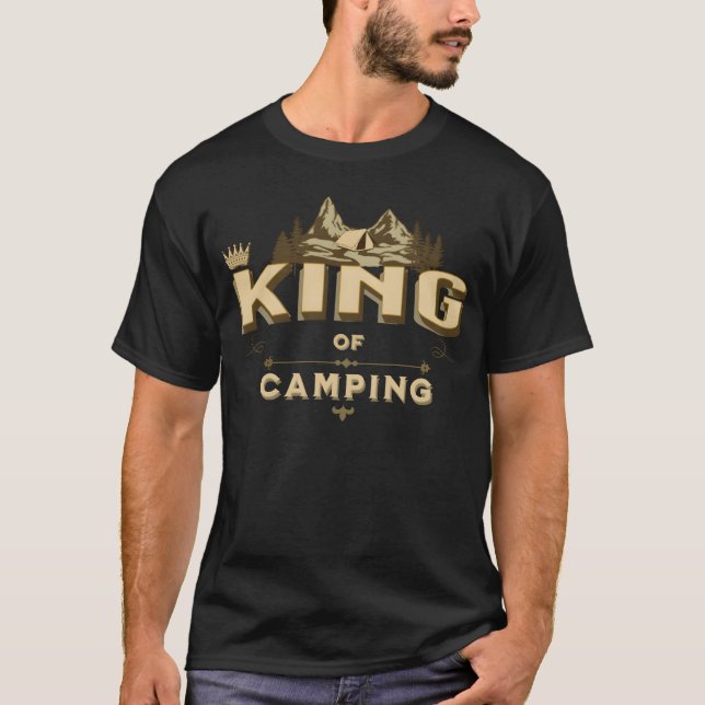 Camiseta King Of Camping vintage (Anverso)