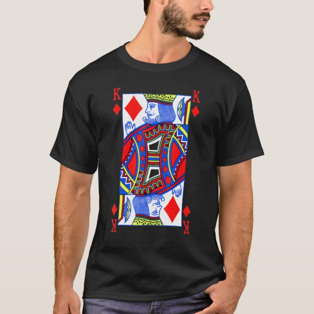 Camiseta King Of Diamonds Funny Halloween Disstume Pla De P (Anverso)