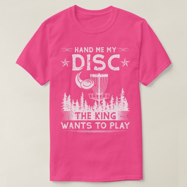 Camiseta King Of Disk Golf (Diseño del anverso)