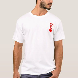 Camiseta King of Hearts King Queen Couple Halloween Costume