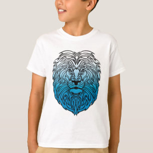 Camiseta King of the Jungle, Blue Lion Boy's T-Shirt