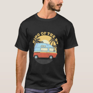 Camiseta King Of The Rv Caravan Motor Home & Camping Gears