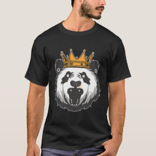 Camiseta King Panda con estética de anillo de nariz con enc