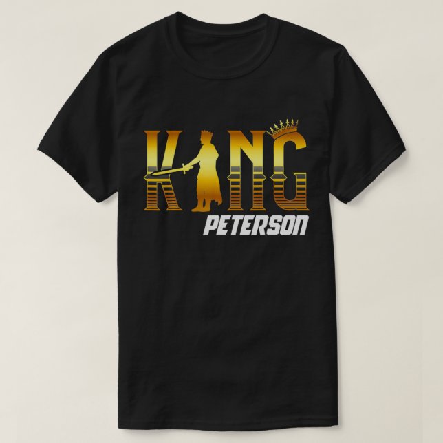 Camiseta King Peterson Peterson (Diseño del anverso)