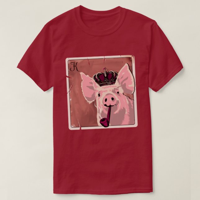 Camiseta King Pig (Diseño del anverso)