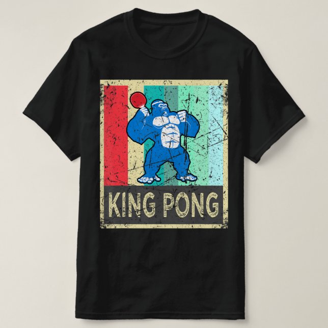 Camiseta King Pong  Ping Pong Gear Clothes For Men Women Ki (Diseño del anverso)