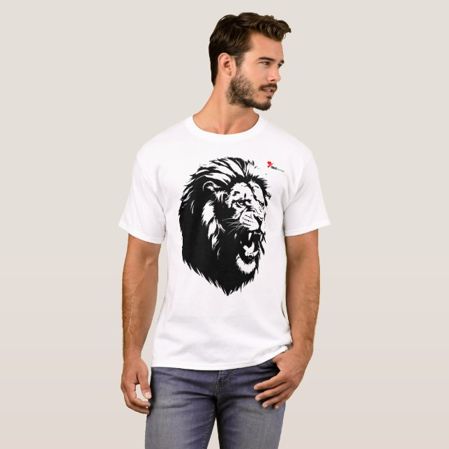 Camiseta "King’s Roar" León Rugiente (Anverso completo)