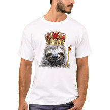 King sloth T-shirt