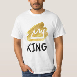 Camiseta KING (T básica de color blanco)