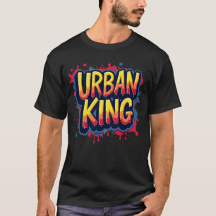 Camiseta King Urbana - Calle de graffiti masculino