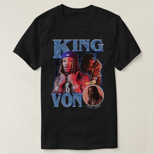 Camiseta King Von T-Shirt (Diseño del anverso)