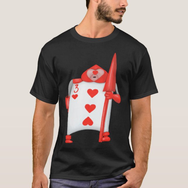 Camiseta Kingdom O Magic Three Of Hearts (Anverso)