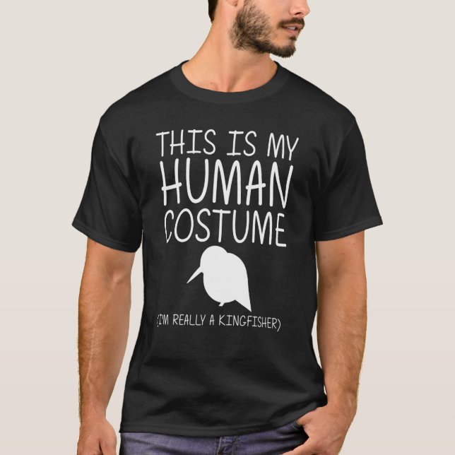 Camiseta Kingfisher Easy Halloween Human Costume Bird Anima (Anverso)