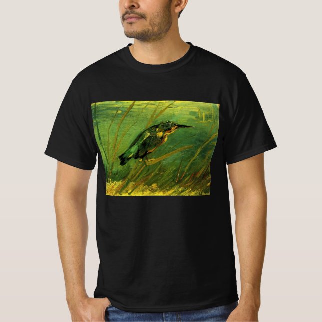 Camiseta Kingfisher por Vincent van Gogh (Anverso)