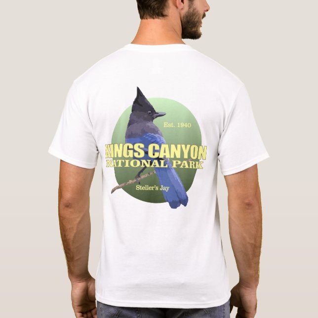 Camiseta Kings Canyon NP (Jay de Steller) WT (Reverso)