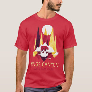 Camiseta Kings Canyon US National Park California Backpacki