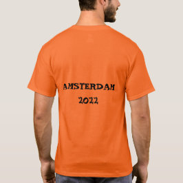 Camiseta King's Day 2022 Orange Dutch T-shirt Amsterdam