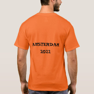Camiseta King's Day 2022 Orange Dutch T-shirt Amsterdam
