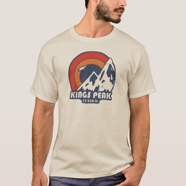 Camiseta Kings Peak Utah Sun Eagle (Anverso)