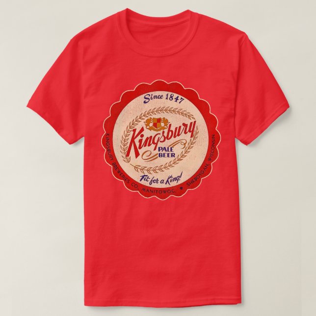 Camiseta Kingsbury Beer (Diseño del anverso)