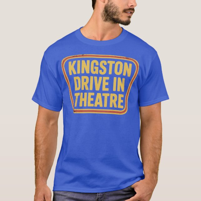 Camiseta Kingston Drive-In Theater Kingston, MAMÁES (Anverso)