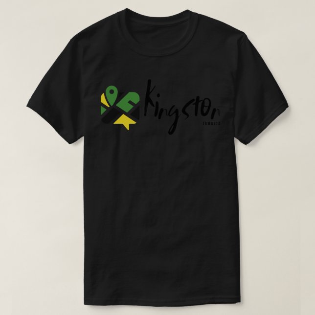 Camiseta Kingston Jamaica (Diseño del anverso)
